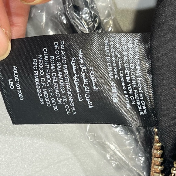 Bebe Leopard Print Faux Leather Crossbody Bag Multiple Zipper Compartments New - Picture 6 of 7